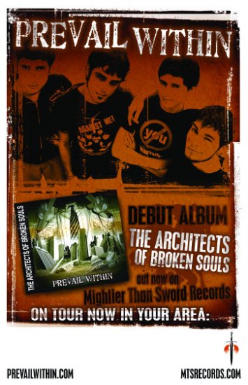 Prevail Within "AOBS" Tour Poster
