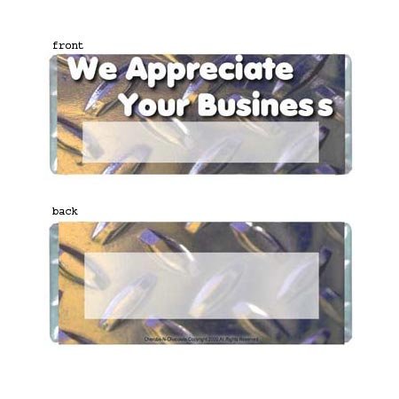 Industrial Personalized Candy Bar Wrapper B002-C