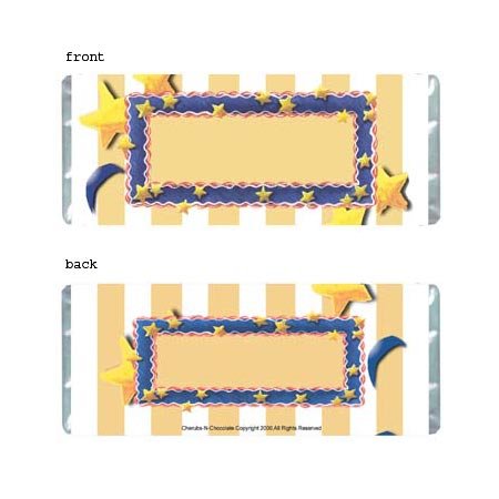 Celestial Personalized Candy Bar Wrapper Only AP002