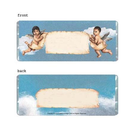Cherubs Personalized Candy Bar Wrapper Only AP003