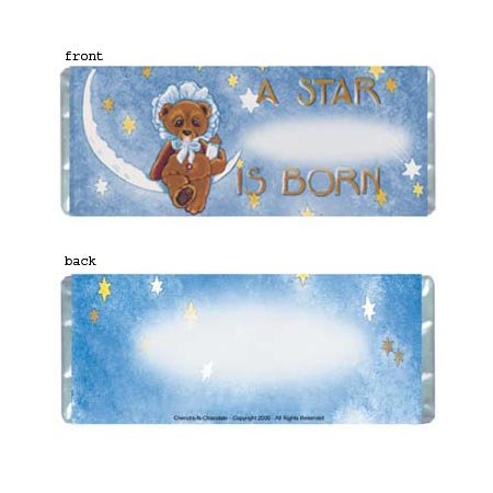 A Star Is Born 2 Personalized Candy Bar Wrapper Only BA002