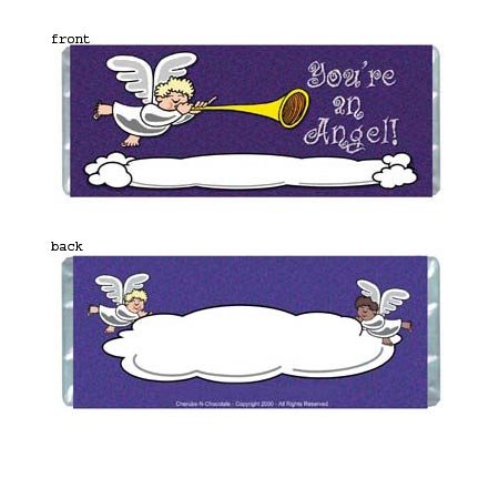 You're An Angel Personalized Candy Bar Wrapper Only FR003