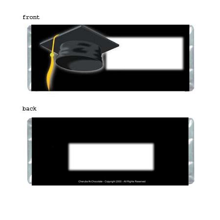 Graduation 1 Personalized Candy Bar Wrapper SE014-C