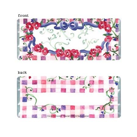 Floral Personalized Candy Bar Wrapper AP005-C