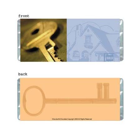 Real Estate Personalized Candy Bar Wrapper Only B006