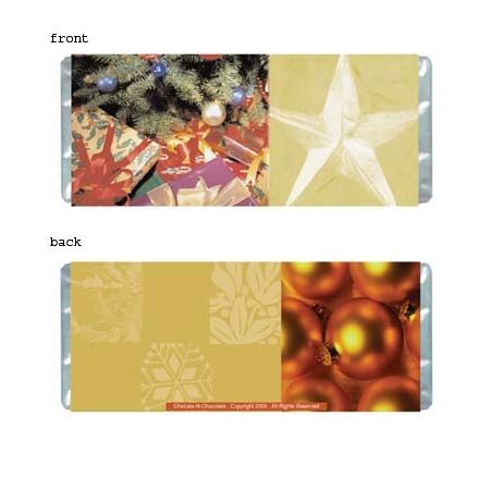 Christmas 2 Personalized Candy Bar Wrapper Only HD006