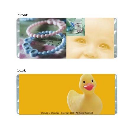 Baby 1 Personalized Candy Bar Wrapper Only BA005