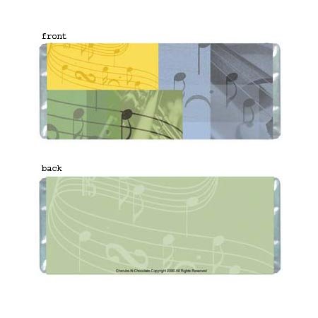 Music Personalized Candy Bar Wrapper AP011-C