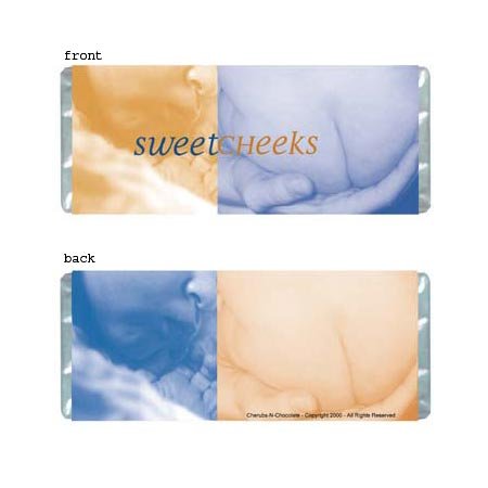 Sweet Cheeks Personalized Candy Bar Wrapper Only BA006
