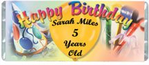 Birthday Colors Personalized Candy Bar Wrapper Only BD008