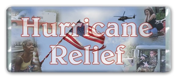 Hurricane Relief Personalized Candy Bar Wrapper Only FR005