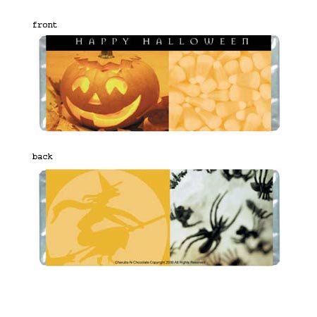 Halloween Personalized Candy Bar Wrapper HD008-C