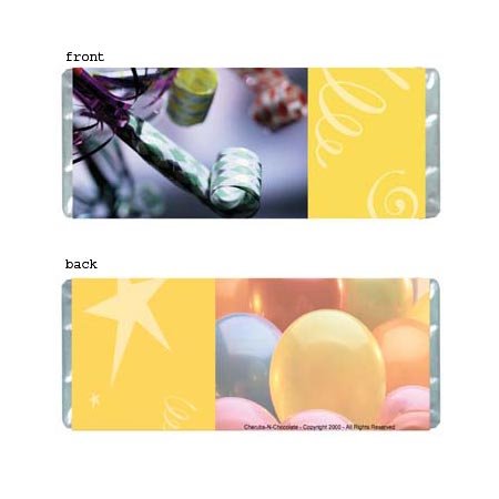 Celebration Personalized Candy Bar Wrapper Only AP014