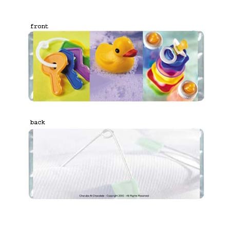 Baby Colors Personalized Candy Bar Wrapper Only BA010