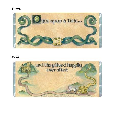 Once Upon A Time Personalized Candy Bar Wrapper Only WD010