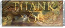 Thank You Personalized Candy Bar Wrapper Only B016