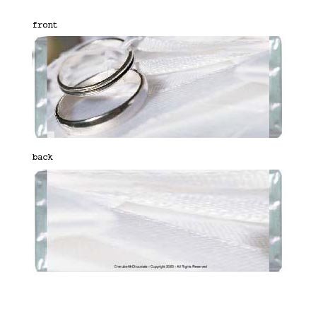 Silver Bands Personalized Candy Bar Wrapper WD011-C