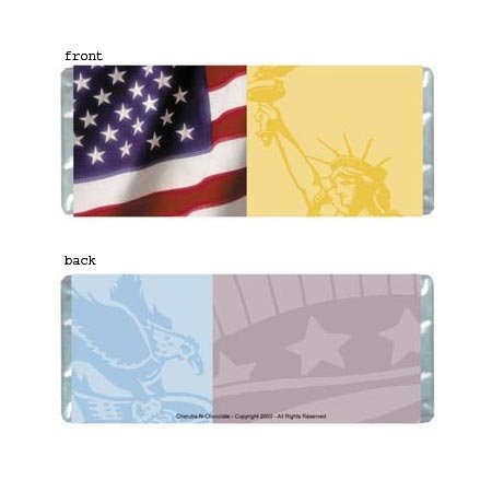 America Personalized Candy Bar Wrapper AP022-C