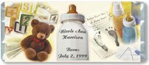 Baby Collage Personalized Candy Bar Wrapper BA015-C