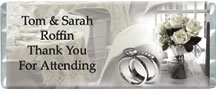 Wedding Sophistication Personalized Candy Bar Wrapper Only WD013