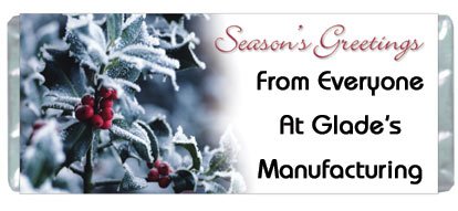 Seasons Greetings Personalized Candy Bar Wrapper HD018-C