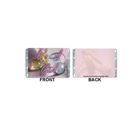 Mini-Girl Personalized Candy Bar Wrapper MN004