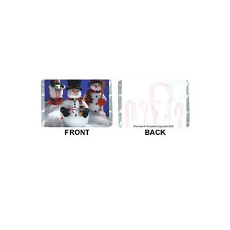 Mini-Snowmen Personalized Candy Bar Wrapper MN010