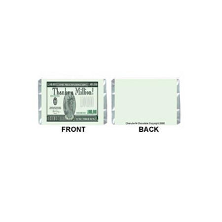 Mini-Million Personalized Candy Bar Wrapper MN015