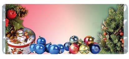 Holiday Colors Personalized Candy Bar Wrapper HD019-C
