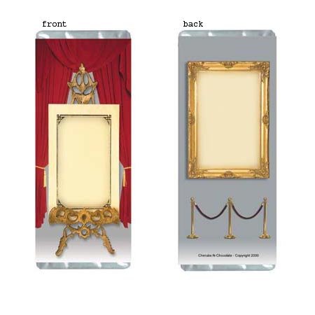 Curtains Personalized Candy Bar Wrapper Only AP029