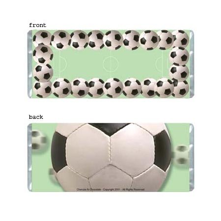 Soccer Personalized Candy Bar Wrapper Only AP044