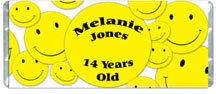 Smiley Personalized Candy Bar Wrapper AP047-C