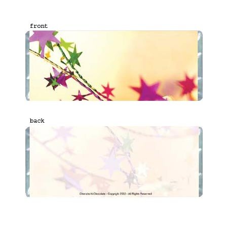 Stars Personalized Candy Bar Wrapper Only AP059