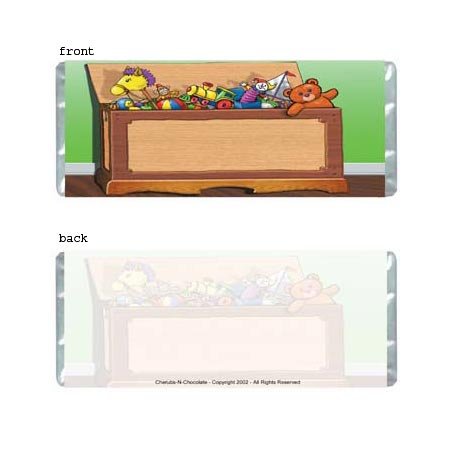 Toy Box Personalized Candy Bar Wrapper AP070-C