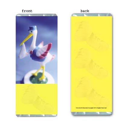 Stork Dreams Personalized Candy Bar Wrappr Only BA026