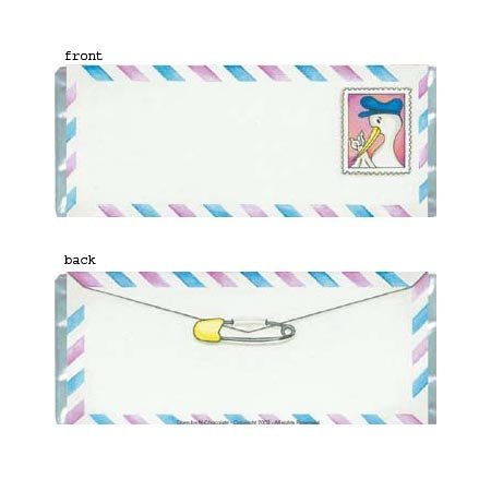 Stork Letter Personalized Candy Bar Wrapper Only BA030