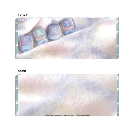 Baby Soft Personalized Candy Bar Wrapper Only BA031