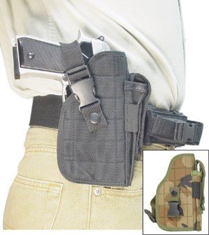 Deluxe Tactical Belt Holster (black)