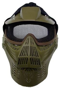 Airsoft Mask - Wire Mesh Lens (olive Drab)