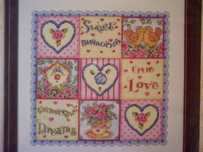 Sweet, Love, Dreams Cross Stitch Kit New
