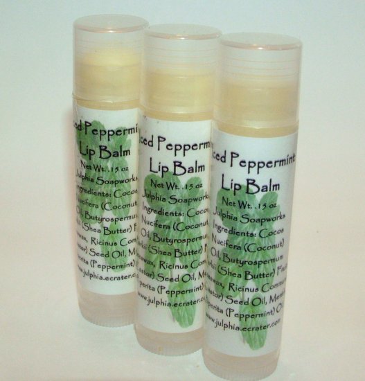 Iced Peppermint Lip Balm 0.15 oz Tube