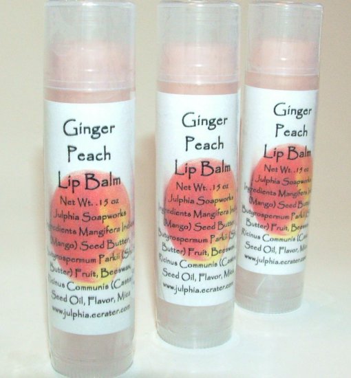 Ginger Peach Lip Balm 0.15 oz Tube