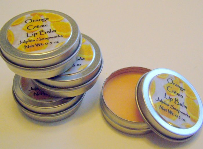 SALE Orange Crème Lip Balm 0.30 oz Tin