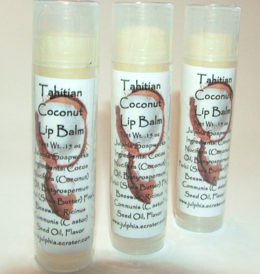 Tahitian Coconut Lip Balm 0.15 oz Tube