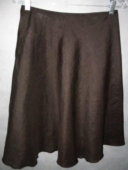 BENETTON black a-line SKIRT size 6