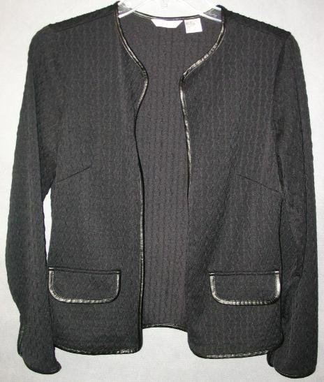 RICHARD MALCOLM black puckered JACKET small