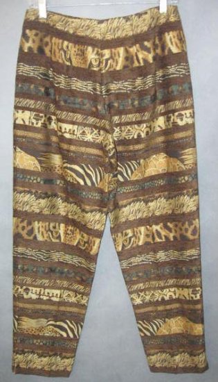 SHARON ENDICK gorgeous tapestry PANTS size 8