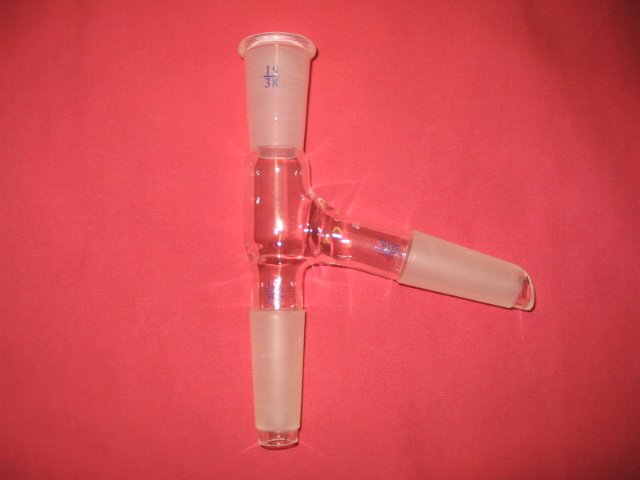 3-way distillation connecting adapter: 19/38