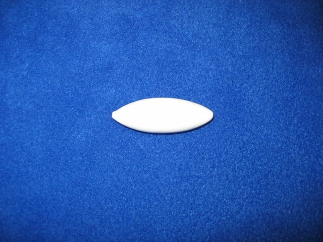 Stir bar: Egg shape, PTFE, 50mmx22mm, 1000~2000ML