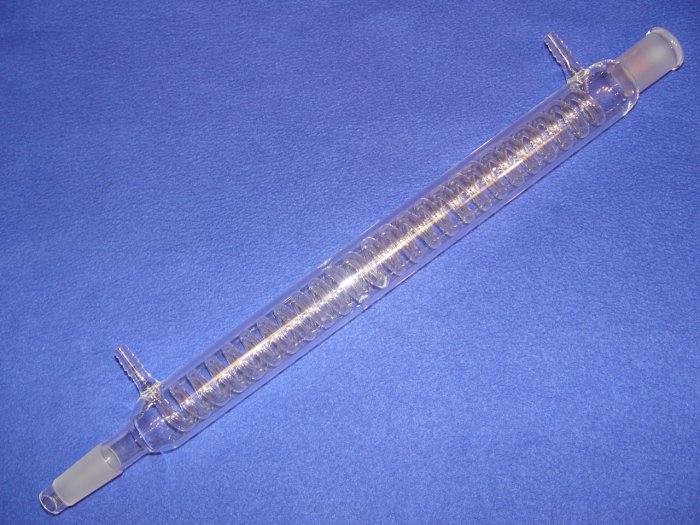 Coil reflux condenser 24/40, 400mm Premium lab glass